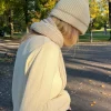 Clearance Djerf Avenue Knitted Beanie Creamy Oat