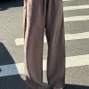Discount Djerf Avenue Linen Pants Tall Brown