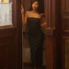 Outlet Djerf Avenue Midi Tube Dress Black