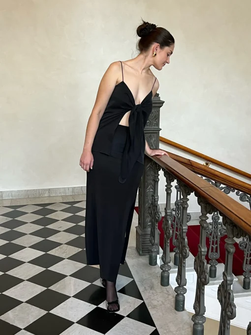 Online Djerf Avenue Midnight Skirt Ash