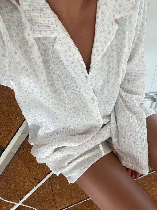 Shop Djerf Avenue Muslin Shirt Summer Field