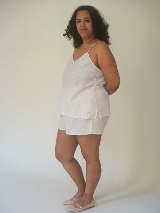 Sale Djerf Avenue Muslin Strap Top Summer Field