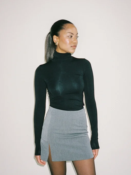 Shop Djerf Avenue Must Have Mini Skirt Grey