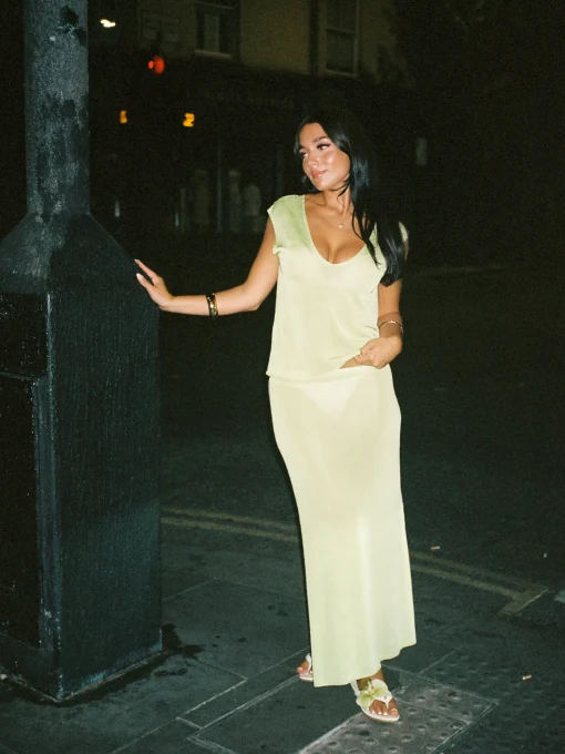 Store Djerf Avenue Peridot Skirt Green