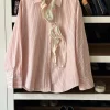Hot Djerf Avenue Poplin Classic Shirt Pink stripe