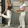 Store Djerf Avenue Relaxed Jeans Cream - Tall