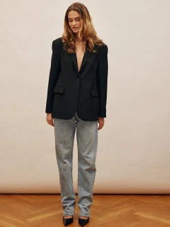 Outlet Djerf Avenue Relaxed Jeans Washed Blue - Tall