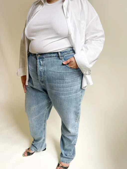 Store Djerf Avenue Relaxed Jeans Washed Blue