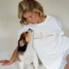 Flash Sale Djerf Avenue Relaxed Tee Honey & Rufus