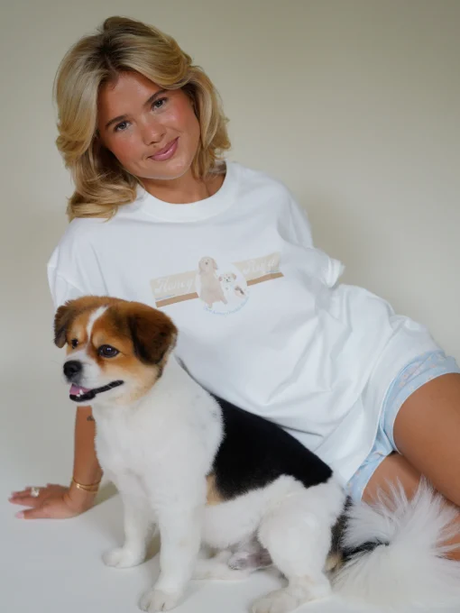 Flash Sale Djerf Avenue Relaxed Tee Honey & Rufus