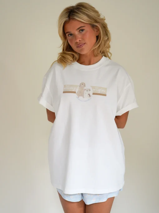 Flash Sale Djerf Avenue Relaxed Tee Honey & Rufus