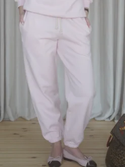 Online Djerf Avenue Staple Sweatpants Baby pink