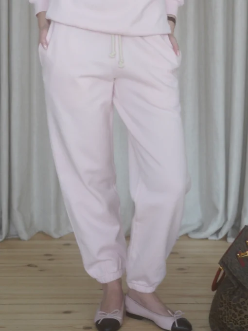 Online Djerf Avenue Staple Sweatpants Baby pink