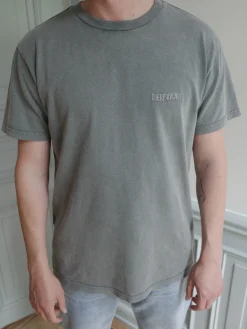 Best Djerf Avenue Straight Fit T-shirt Washed Grey