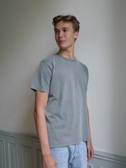 Best Djerf Avenue Straight Fit T-shirt Washed Grey