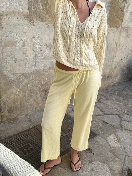 Hot Djerf Avenue Terry Ankle Pants Baby Sun