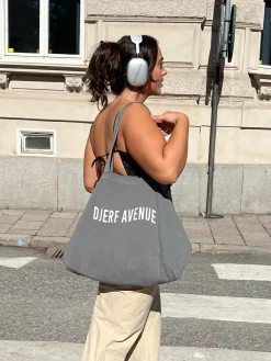 Outlet Djerf Avenue Tote Bag Washed Out Black