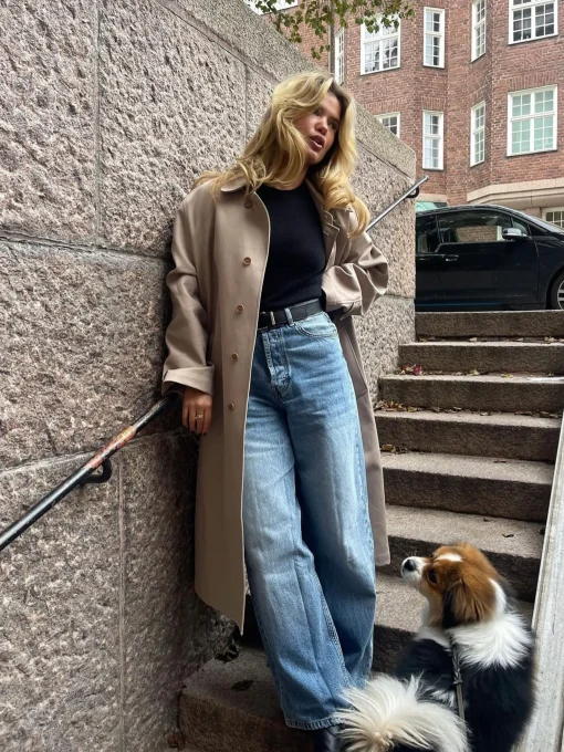 Clearance Djerf Avenue Trench Coat Sand