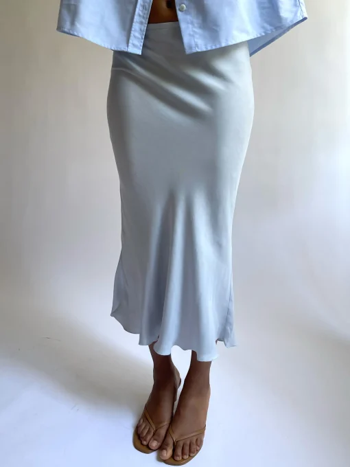 Outlet Djerf Avenue Tube Dress Sleeves Baby Blue