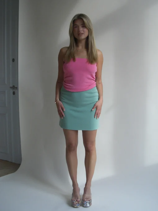 Shop Djerf Avenue Tube Skirt Mint
