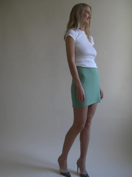 Shop Djerf Avenue Tube Skirt Mint