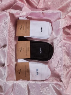 Outlet Djerf Avenue Tube Socks Black/White