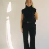 Online Djerf Avenue Turtleneck Top Black